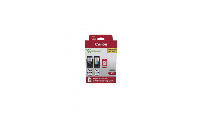 Canon PG-560XL/CL-561XL Color + Photo Paper Value Pack