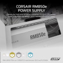 PSU RM850e WHITE 80+GOLD F.MODULAR ATX3.1