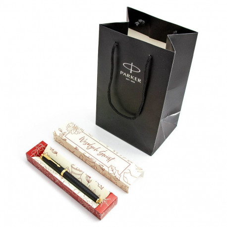 Parker IM Black pliiatsikomplekt karbis koos kinkekotiga