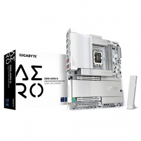 GIGABYTE Z890 AERO D Motherboard - Supports Intel Core Ultra (Series 2) CPUs, 16+1+2 phases VRM, up