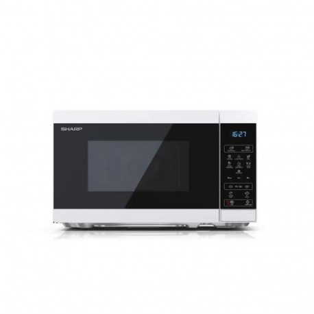 Sharp YC-MS02E-W microwave Black, White Solo microwave Countertop 20 L 800 W