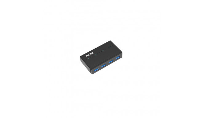 UNITEK Y-HB03001 interface hub USB 3.2 Gen 1 (3.1 Gen 1) Type-B 5000 Mbit/s Black