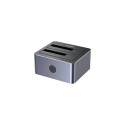 UNITEK Y-3026GY01-EU storage drive docking station USB 3.2 Gen 1 (3.1 Gen 1) Type-B Grey