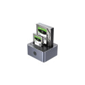 UNITEK Y-3026GY01-EU storage drive docking station USB 3.2 Gen 1 (3.1 Gen 1) Type-B Grey