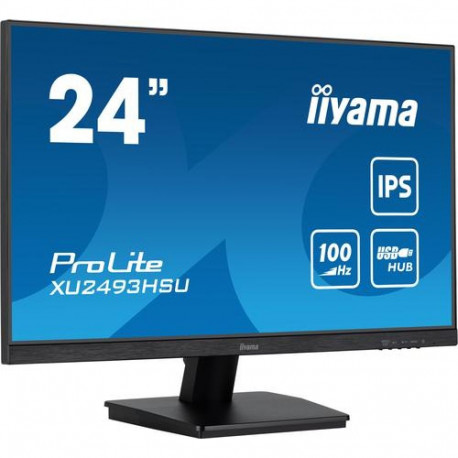 iiyama ProLite XU2493HSU-B7 computer monitor 60.5 cm (23.8") 1920 x 1080 pixels Full HD LED Bla