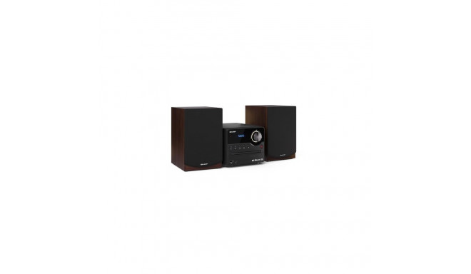 Sharp XL-B517D Home audio micro system 45 W Brown