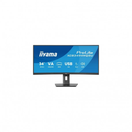 iiyama ProLite XCB3494WQSU-B1 computer monitor 86.4 cm (34") 3440 x 1440 pixels UltraWide Quad 