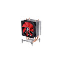 Xilence I402 Processor Cooler 9.2 cm Black, Red, Silver