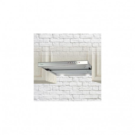 Akpo WK7LIGHT50IX cooker hood Semi built-in (pull out) Stainless steel 220 m³/h