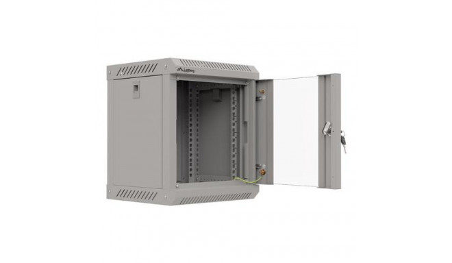 Lanberg WF11-3306-10S rack cabinet 6U Wall mounted rack Grey