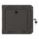 Lanberg WF11-3304-10B rack cabinet 4U Wall mounted rack Black