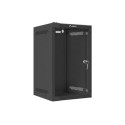 Lanberg WF10-2309-10B rack cabinet 9U Wall mounted rack Black