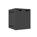 Lanberg WF10-2306-10B rack cabinet 6U Wall mounted rack Black