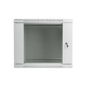Lanberg WF01-6609-10S rack cabinet 9U Wall mounted rack Grey