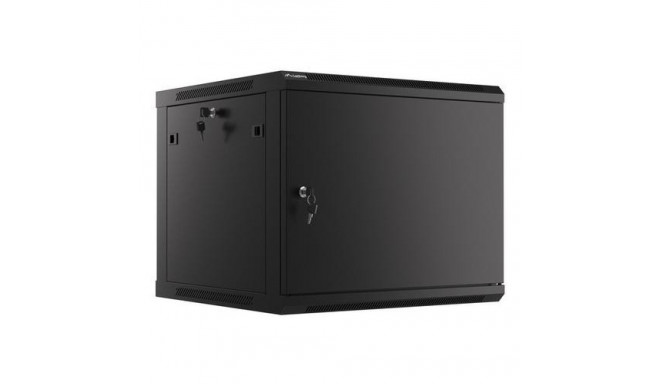 Lanberg WF01-6609-00B rack cabinet 9U Wall mounted rack Black