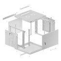 Lanberg WF01-6609-00S rack cabinet 9U Wall mounted rack Grey