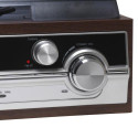 Denver VPR-190 audio turntable Brown