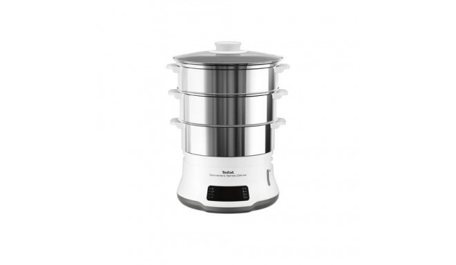 Tefal Convenient Series Deluxe VC502D steam cooker 3 basket(s) Countertop 900 W Stainless steel, Whi