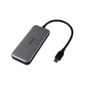 Deltaco USBC-HUB204 interface hub USB Type-C 5000 Mbit/s Grey