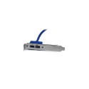 StarTech.com 2 Port USB 3.0 A Female Slot Plate Adapter