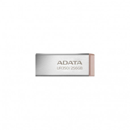 ADATA UR350 USB flash drive 256 GB USB Type-A 3.2 Gen 1 (3.1 Gen 1) Brown, Stainless steel