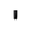 Havit UC20 - three-port GaN 65 W travel charger, black