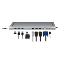 LogiLink UA0373 notebook dock/port replicator Wired USB 3.2 Gen 1 (3.1 Gen 1) Type-C Aluminium