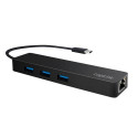 LogiLink UA0313 laptop dock/port replicator USB 3.2 Gen 1 (3.1 Gen 1) Type-C Black