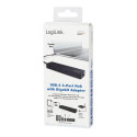 LogiLink UA0313 laptop dock/port replicator USB 3.2 Gen 1 (3.1 Gen 1) Type-C Black