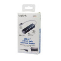 LogiLink UA0305 laptop dock/port replicator USB 3.2 Gen 1 (3.1 Gen 1) Type-C Aluminium