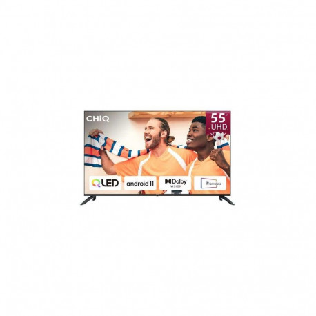 CHiQ U55QG7L TV 139.7 cm (55") 4K Ultra HD Smart TV Wi-Fi Black 280 cd/m²
