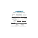 Tripp Lite U442-DOCK7D-B USB-C Dock, Triple Display - 4K HDMI &amp; DP, VGA, USB 3.x (5Gbps) and