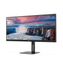AOC V5 U34V5C/BK computer monitor 86.4 cm (34&quot;) 3440 x 1440 pixels UltraWide Quad HD LCD Bl