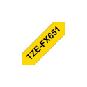 Brother TZE-FX651 label-making tape Black on yellow TZ