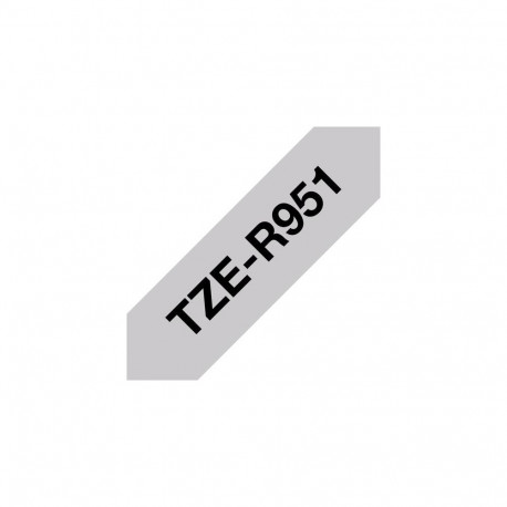 Brother TZE-R951 label-making tape Black on silver