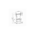 Gembird TVS-100F-01 signage display mount 2.54 m (100&quot;) Black