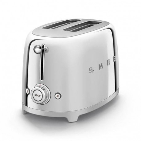 Smeg 50's Style Toaster TSF01SSEU Steel