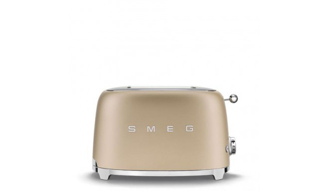 Smeg 50&#039;s Style Toaster TSF01CHMEU Champagne