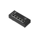 Teltonika NETWORKS TSF010 Flat Ethernet Switch Unmanaged Fast Ethernet (10/100) DIN rail Black