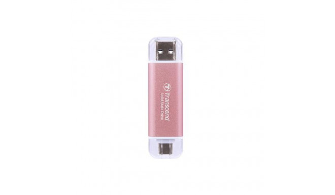 Transcend ESD310 512 GB USB Type-A to USB Type-C 3.2 Gen 2 (3.1 Gen 2) Pink