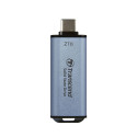 Transcend ESD300 Thunderbolt technology 2 TB USB Type-A to USB Type-C USB 3.2 Gen 2x2 Blue