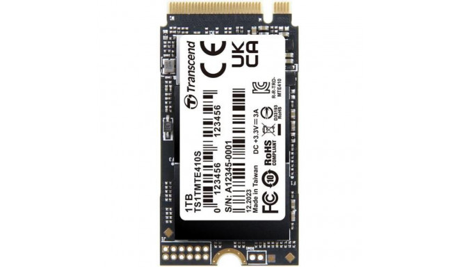 Transcend PCIe SSD 410S 1 TB M.2 PCI Express 4.0 NVMe 3D NAND