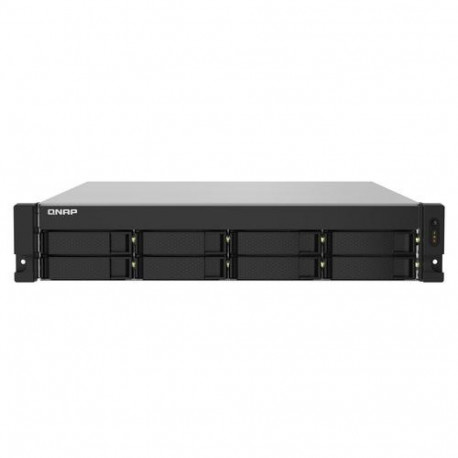 QNAP TS-832PXU NAS Rack (2U) Ethernet LAN Aluminium, Black AL324