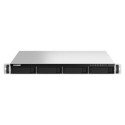 QNAP TS-464U-RP NAS Rack (1U) Intel® Celeron® N5095 8 GB DDR4 0 TB QNAP Turbo System Aluminium, Blac