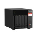 QNAP TS-473A + QSW-1105-5T Bundle Pack NAS Tower Ryzen Embedded V1500B 8 GB DDR4 0 TB QNAP Turbo Sys