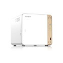 QNAP TS-462-4G NAS/storage server Tower Intel® Celeron® N4505 4 GB DDR4 0 TB QNAP QTS White