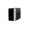QNAP TS-264 NAS Tower Intel® Celeron® N5095 8 GB 0 TB QNAP Turbo System Black, Gold