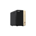 QNAP TS-264 NAS Tower Intel® Celeron® N5095 8 GB 0 TB QNAP QTS Black, Gold