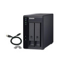 QNAP TR-002 storage drive enclosure HDD/SSD enclosure Black 2.5/3.5&quot;