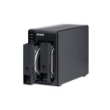 QNAP TR-002 storage drive enclosure HDD/SSD enclosure Black 2.5/3.5&quot;